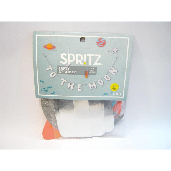 Space Themed Party Supply Banner Decorations Shower Wedding Grad any Occasion - Picture 5 of 5